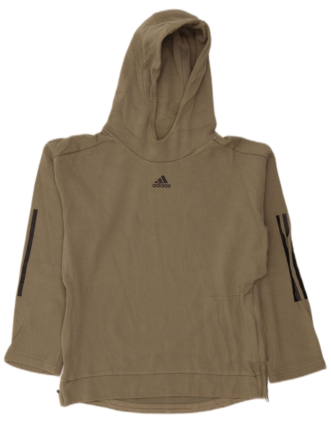 Adidas muška majica s kapuljačom mala kaki boje