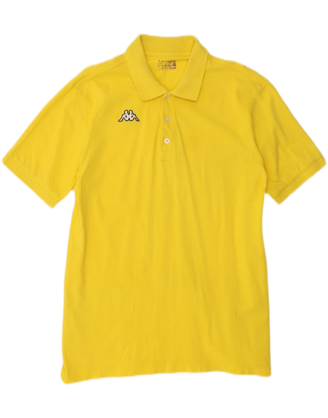 KAPPA Mens Polo Shirt Medium Yellow Cotton Vintage Kappa and Second-Hand Kappa from Messina Hembry 