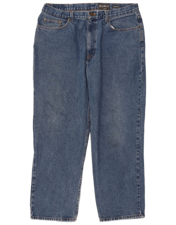 Muške široke traperice Eddie Bauer W38 L30 plavi pamuk