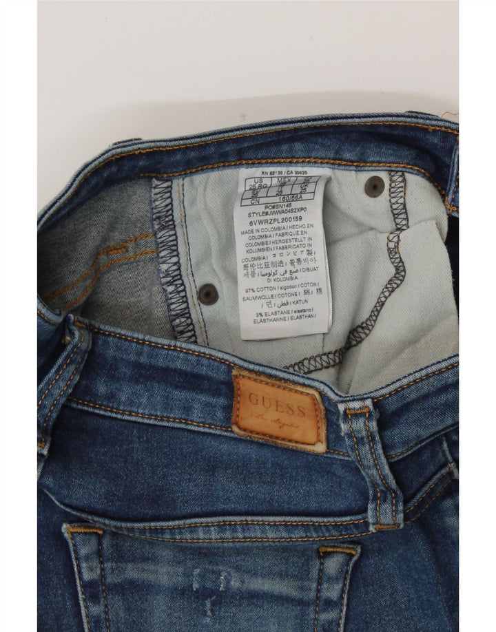 GUESS Ženske uske traperice W25 L27 Plavi pamuk