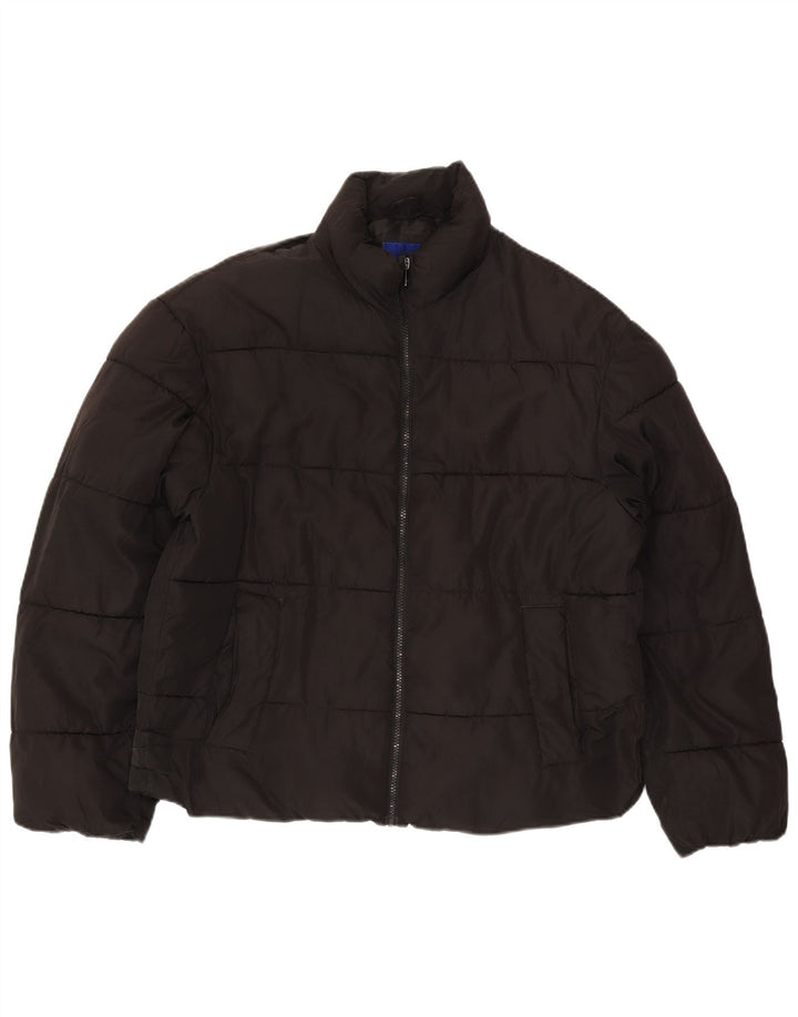 Jack & Jones muška podstavljena jakna UK 38 srednji crni poliester