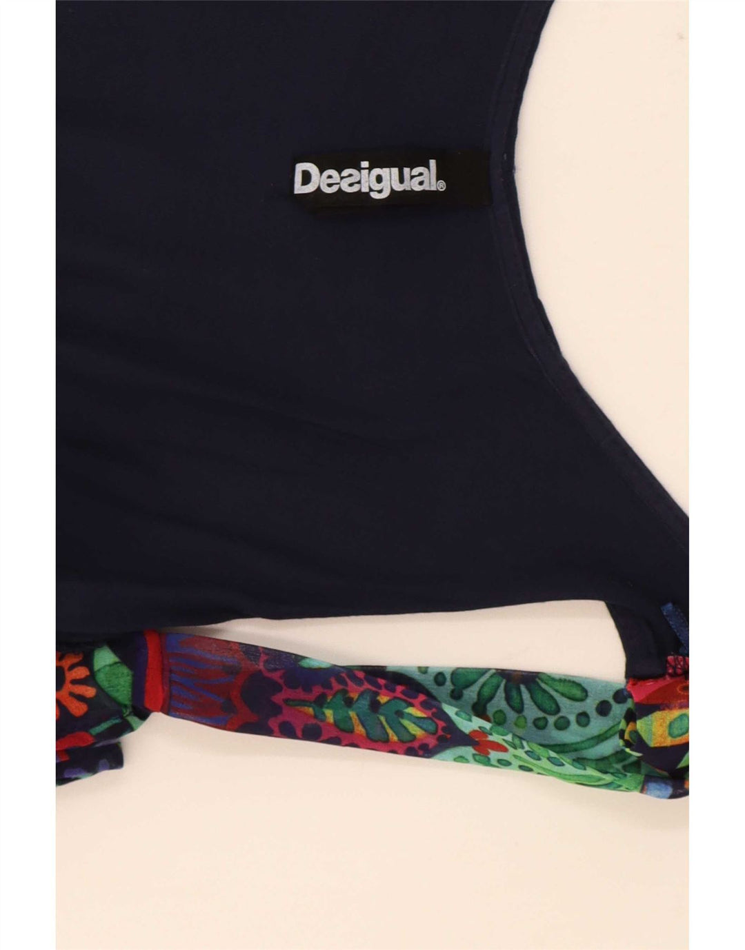 Desigual gornji dio ženske grafičke bluze UK 8 malih raznobojnih cvjetnih