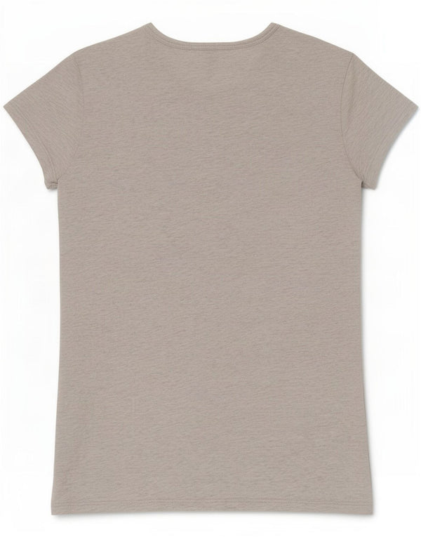 Benetton majica kratkih rukava s grafičkim motivima za djevojčice 11-12 godina 2XL sivi flekasti pamuk