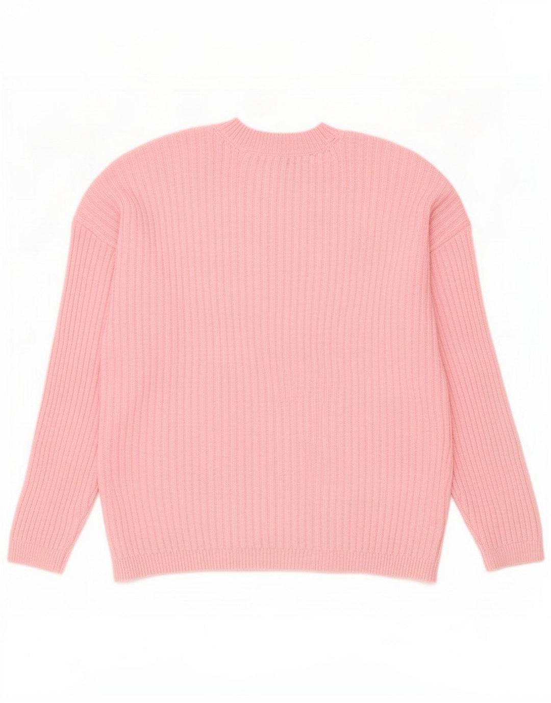 Marks & Spencer ženski džemper s okruglim izrezom UK 16 Large Pink Polyester