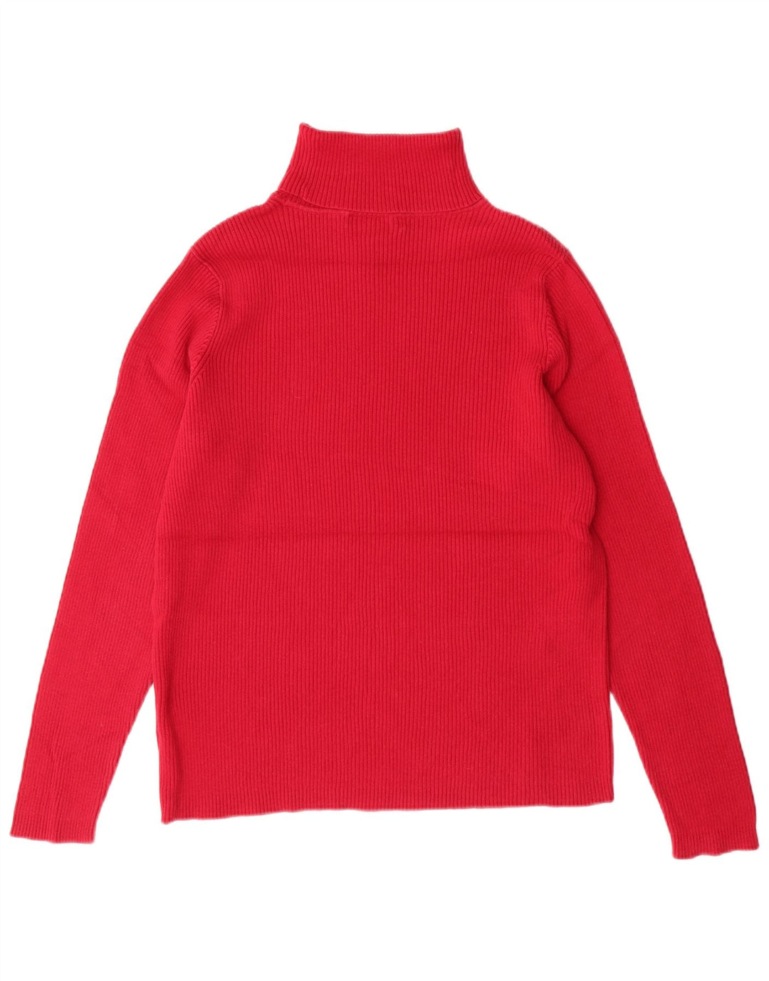 RALPH LAUREN Ženski pulover s rol izrezom UK 16 Veliki ružičasti pamuk