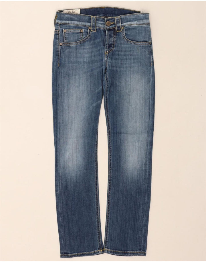 DONDUP Womens Straight Jeans W27 L28 Blue Cotton Vintage Dondup and Second-Hand Dondup from Messina Hembry 