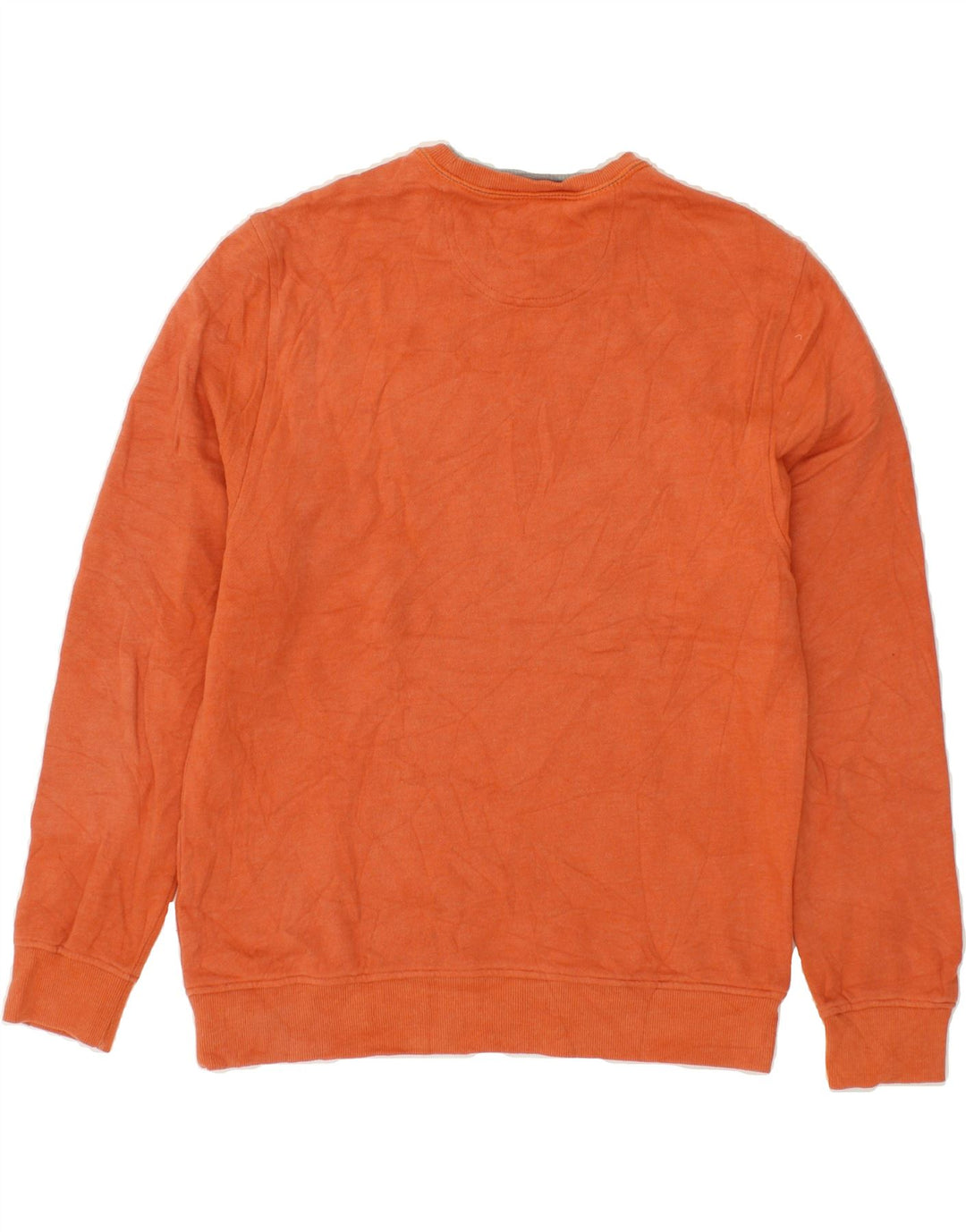 IZOD Mens Salt Water Sweatshirt Jumper Small Orange Cotton Vintage Izod and Second-Hand Izod from Messina Hembry 