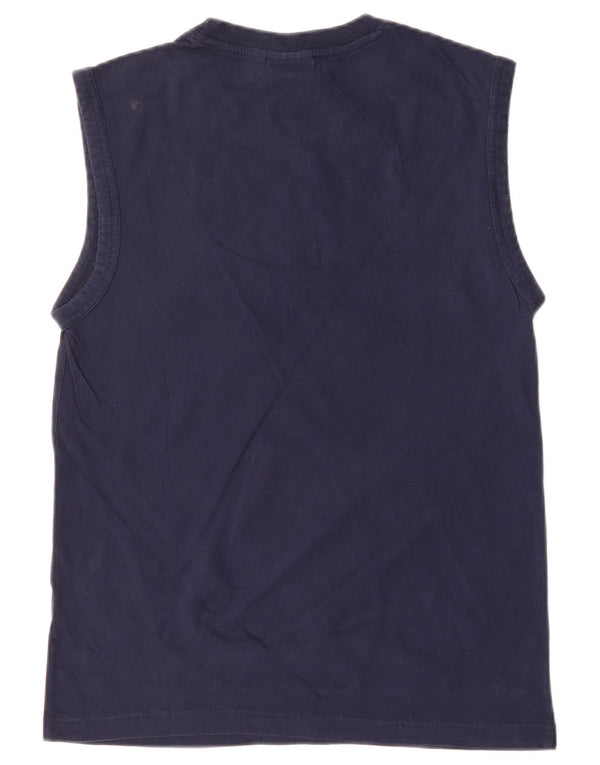 FILA Ženski grafički prsluk UK 18 XL tamnoplavi pamuk