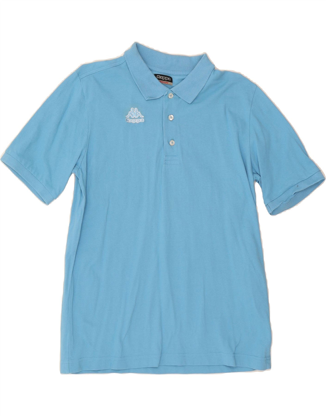 KAPPA Mens Polo Shirt Medium Blue Cotton Vintage Kappa and Second-Hand Kappa from Messina Hembry 