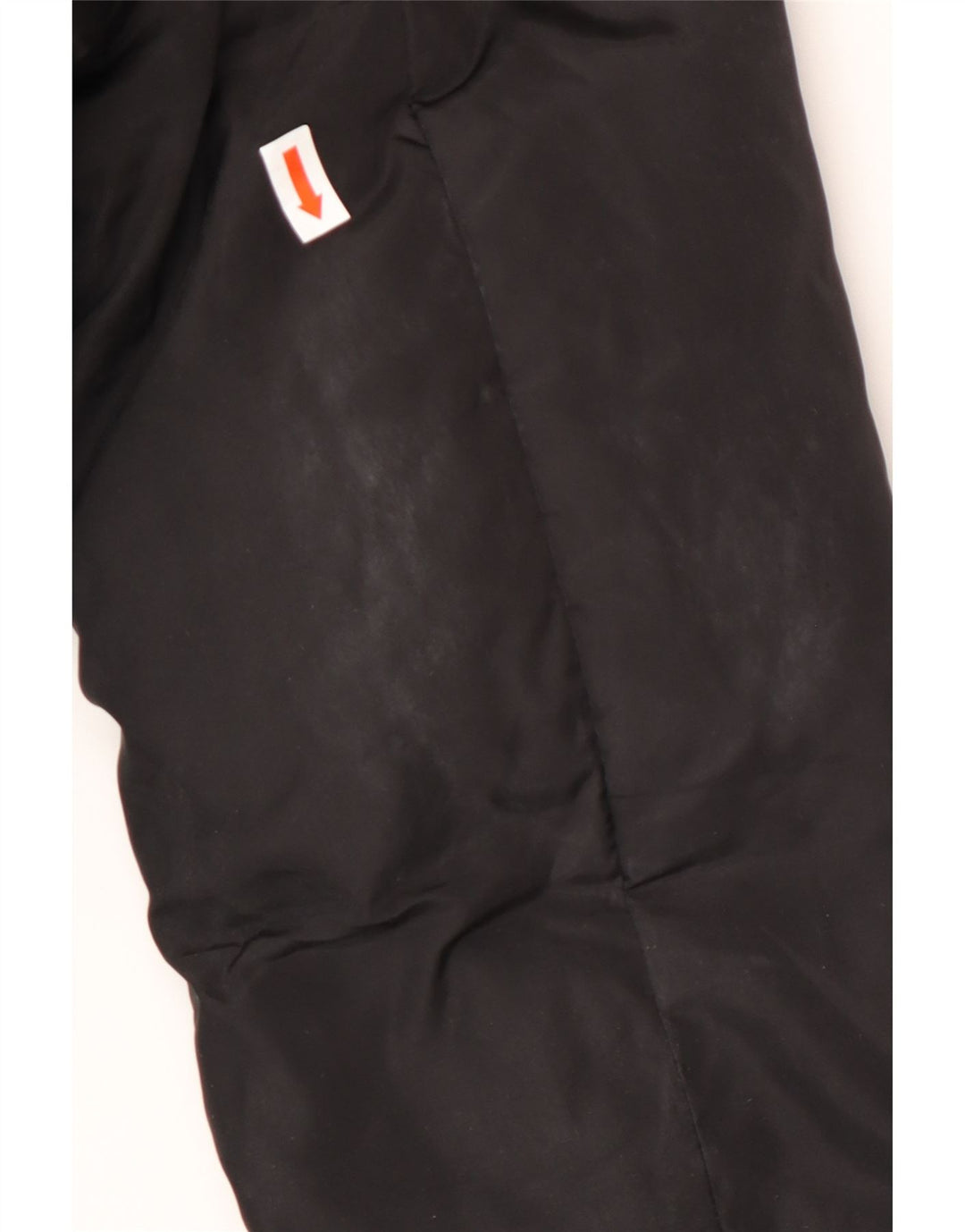 ARMANI JEANS Ženski preveliki podstavljeni kaput s kapuljačom IT 38 XS crni poliester