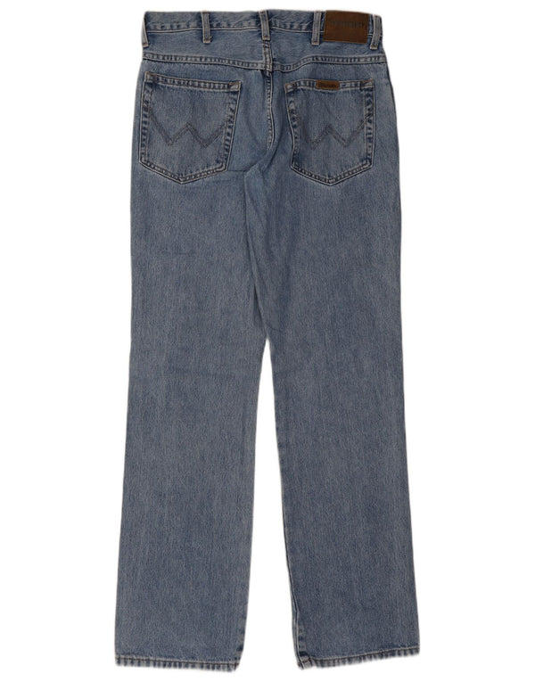 Wrangler muške ravne traperice regularnog kroja W32 L32 plavi pamuk