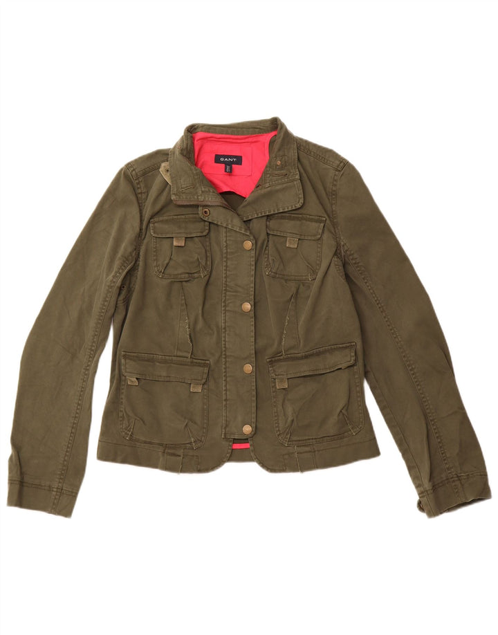 Gant ženska pomoćna jakna UK 14 veliki kaki pamuk