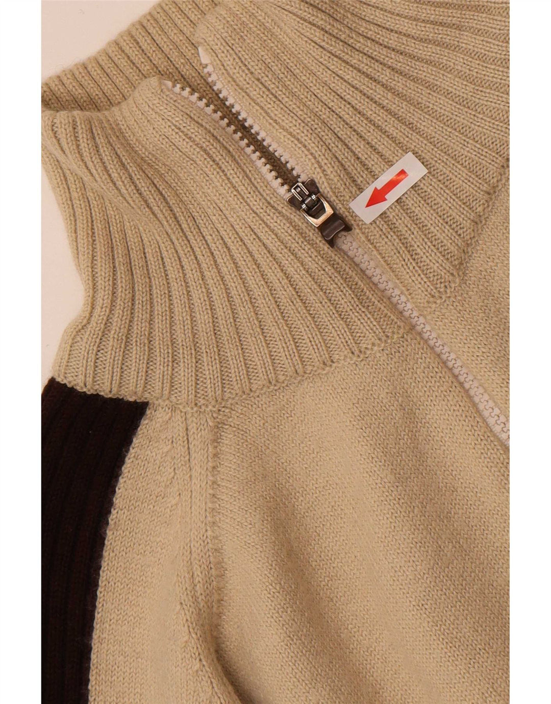 Puma muški kardigan pulover Large Beige Colourblock