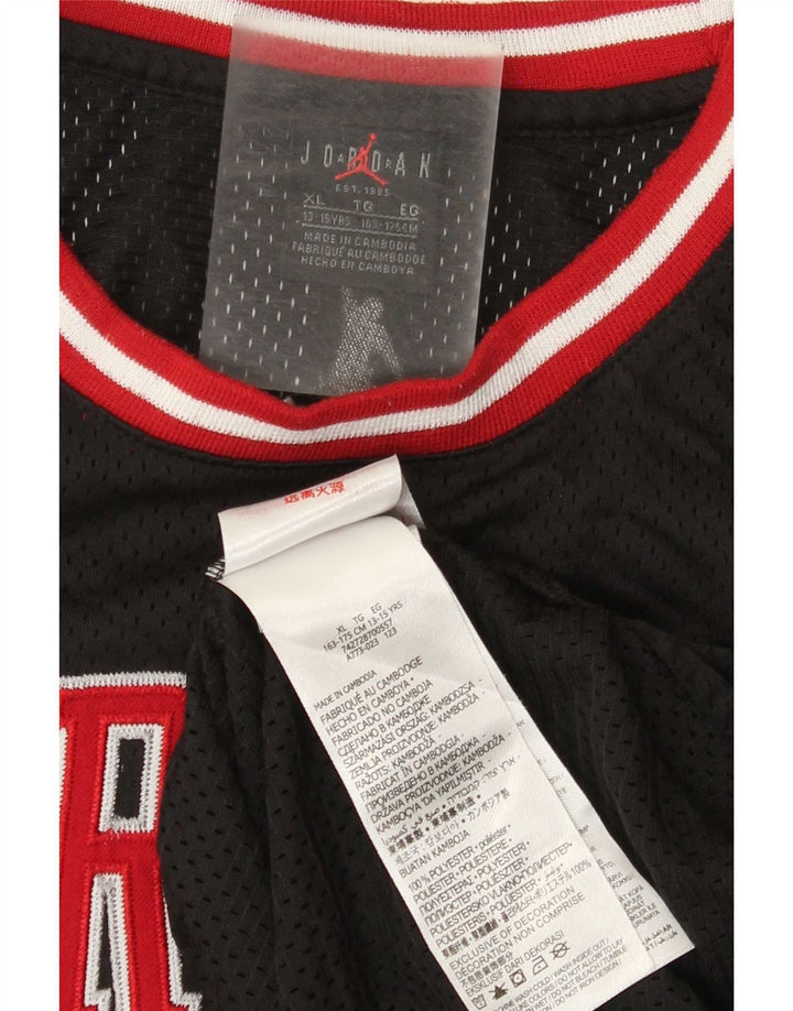 Jordan Boys Graphic Vest Top 13-14 Years XL crni poliester