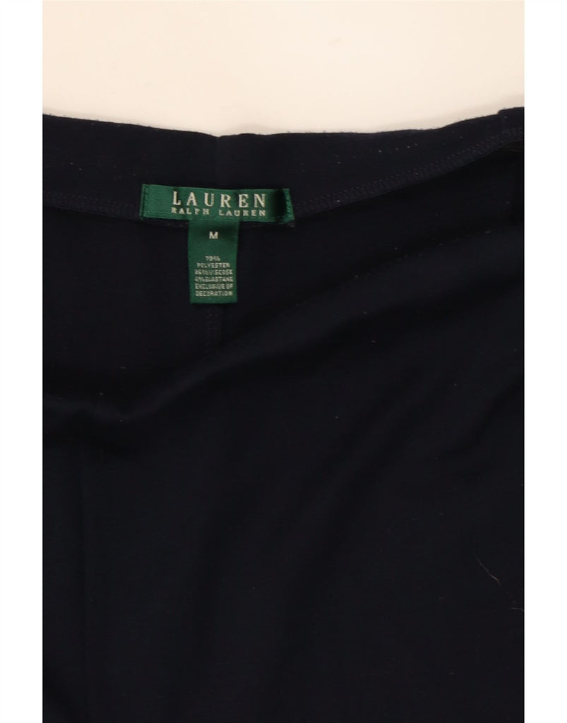 RALPH LAUREN Womens Tracksuit Trousers UK 12 Medium Navy Blue Polyester Vintage Ralph Lauren and Second-Hand Ralph Lauren from Messina Hembry 