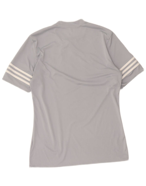 Adidas muška Climalite majica kratkih rukava srednje sivi poliester