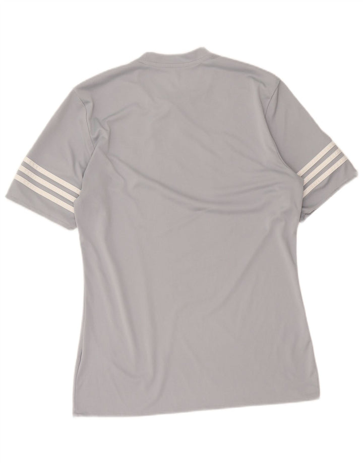 Adidas muška Climalite majica kratkih rukava srednje sivi poliester