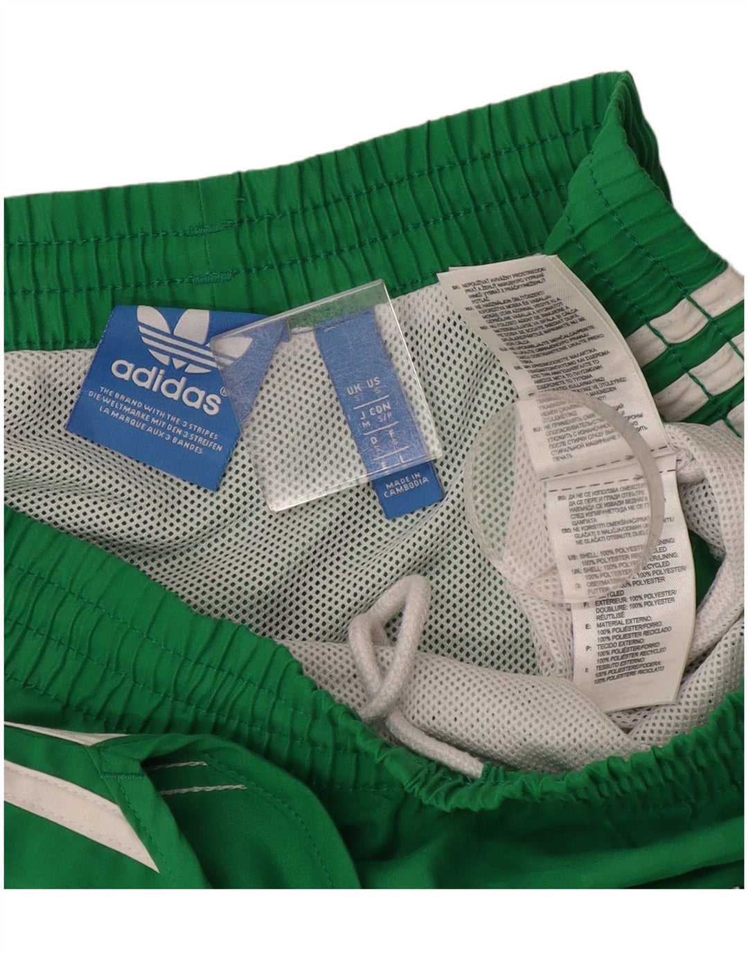 Adidas ženske sportske kratke hlače, mali zeleni poliester