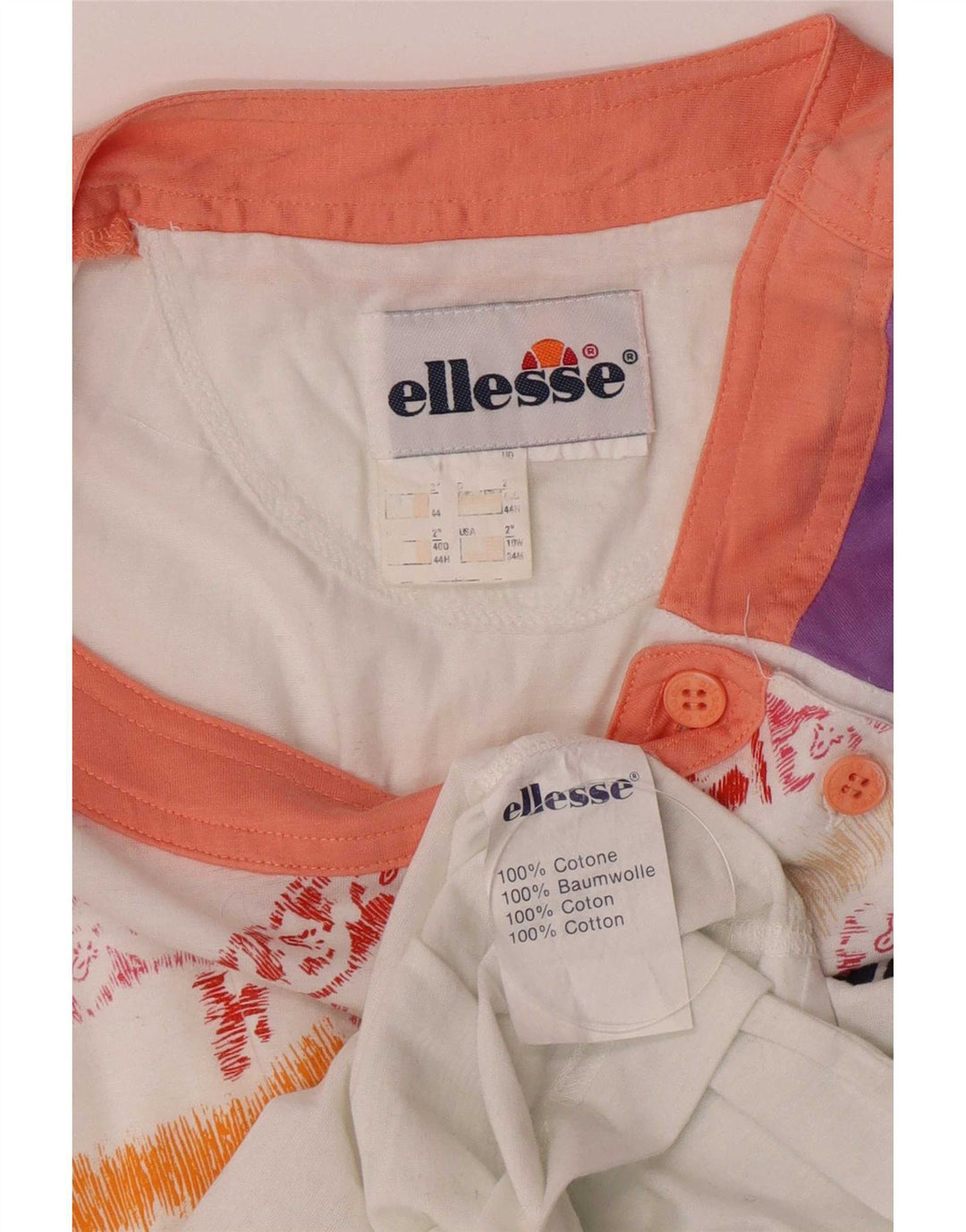 Ellesse Ženska majica kratkih rukava IT 44 srednje bijele boje, pamuk