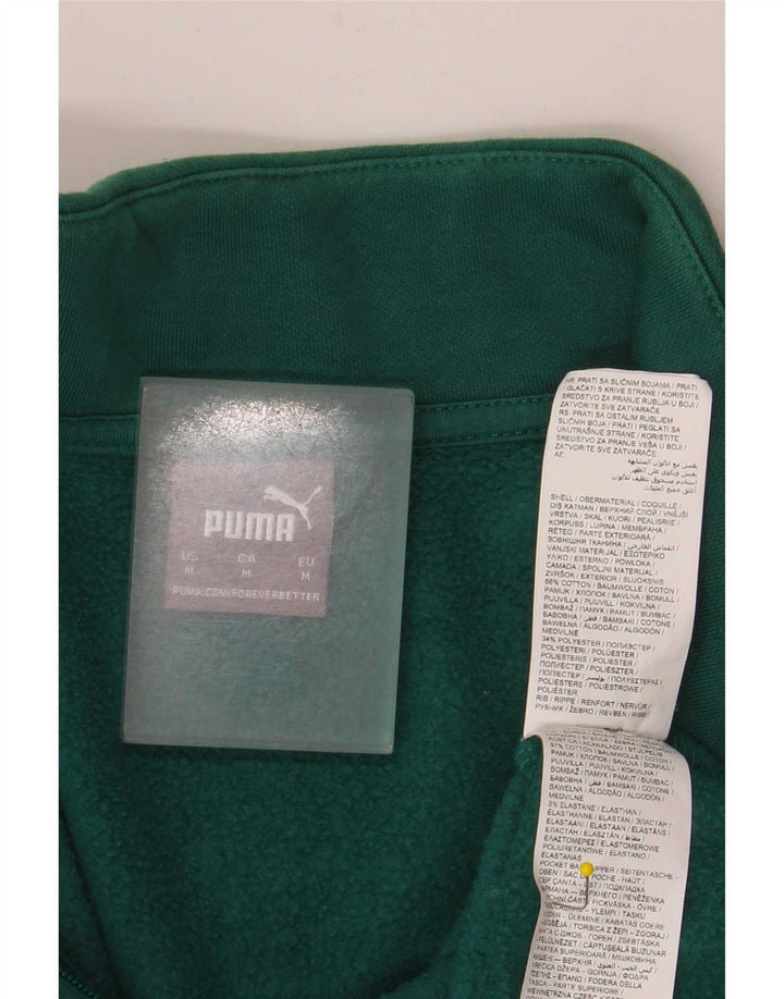 Puma muška trenirka sa grafičkim motivima, srednje zelena, pamuk