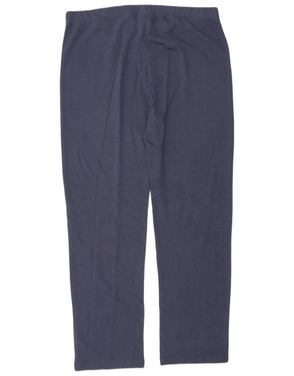 Champion ženske hlače za trenirku Easy Fit UK 22 3XL tamnoplavi pamuk