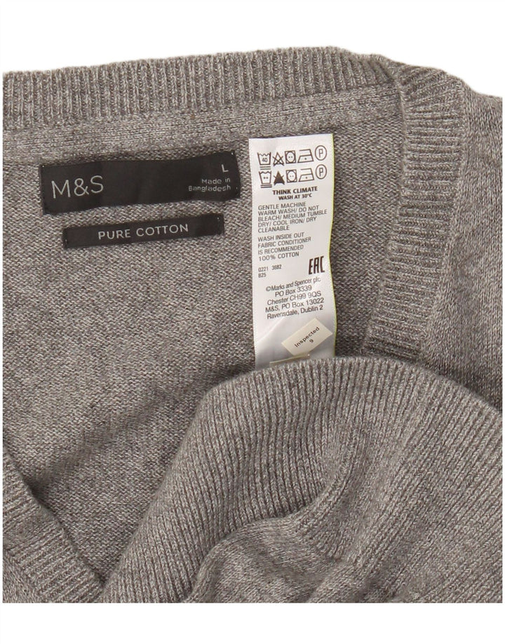 Marks & Spencer muški prsluk bez rukava Veliki sivi pamuk