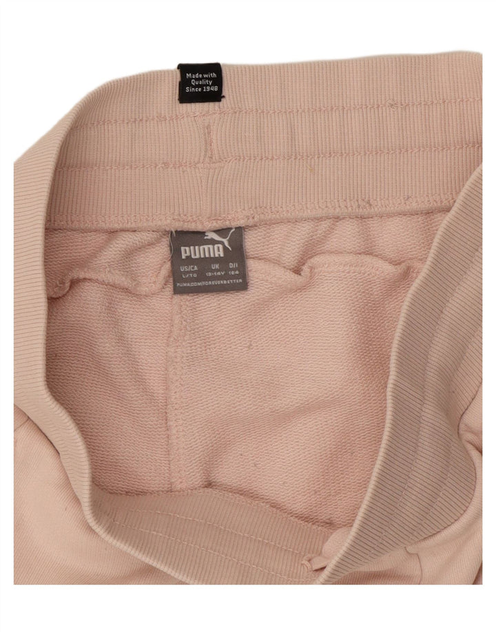 PUMA Sportske kratke hlače za djevojčice 13-14 godina, ružičasti pamuk