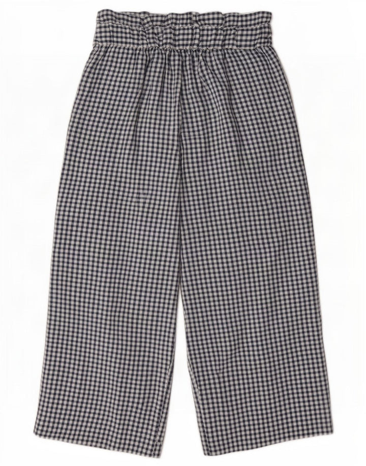 Zara ženske kapri hlače Cullotes srednje veličine W28 L22 mornarsko plavi gingham