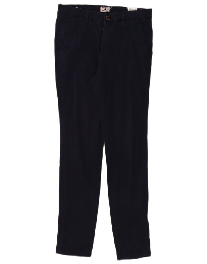 JACK & JONES Muške uske chino hlače W30 L32 tamnoplavi pamuk