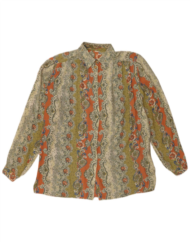 VINTAGE Ženska prevelika košulja bluza EU 40 srednje raznobojna paisley boja