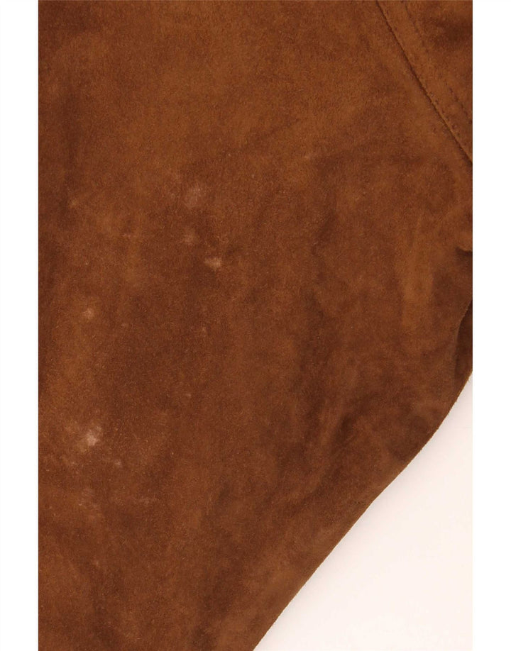 Vintage muška bomber jakna od brušene kože IT 54 2XL smeđa koža