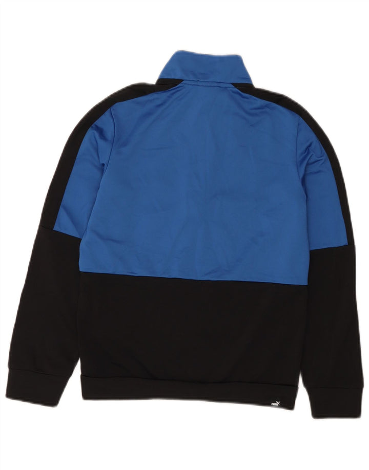 Gornja jakna trenirke Puma Boys Graphic 9-10 Years Blue Colourblock