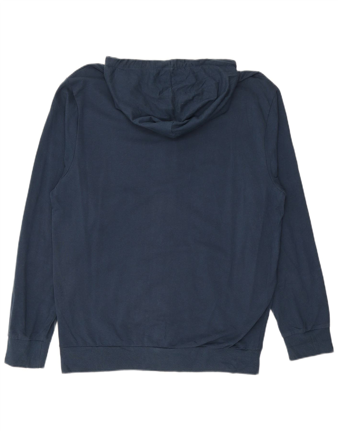 COVERI muški pulover s kapuljačom s patentnim zatvaračem XL tamnoplavi pamuk