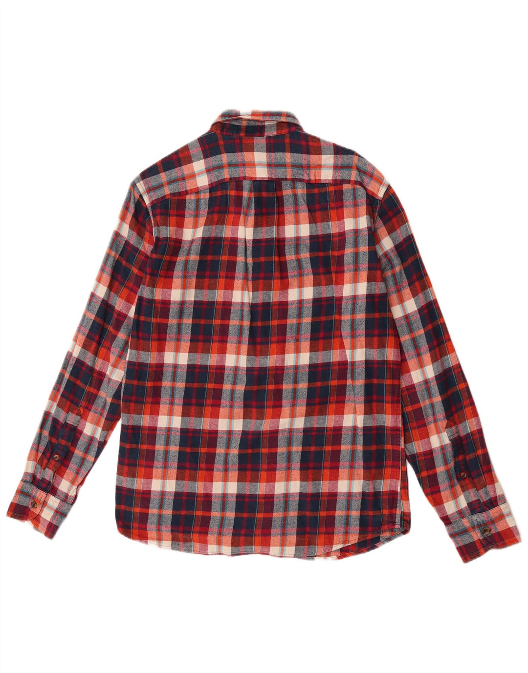 J. Crew muška tanka flanelska košulja srednje crvene karirane pamučne boje