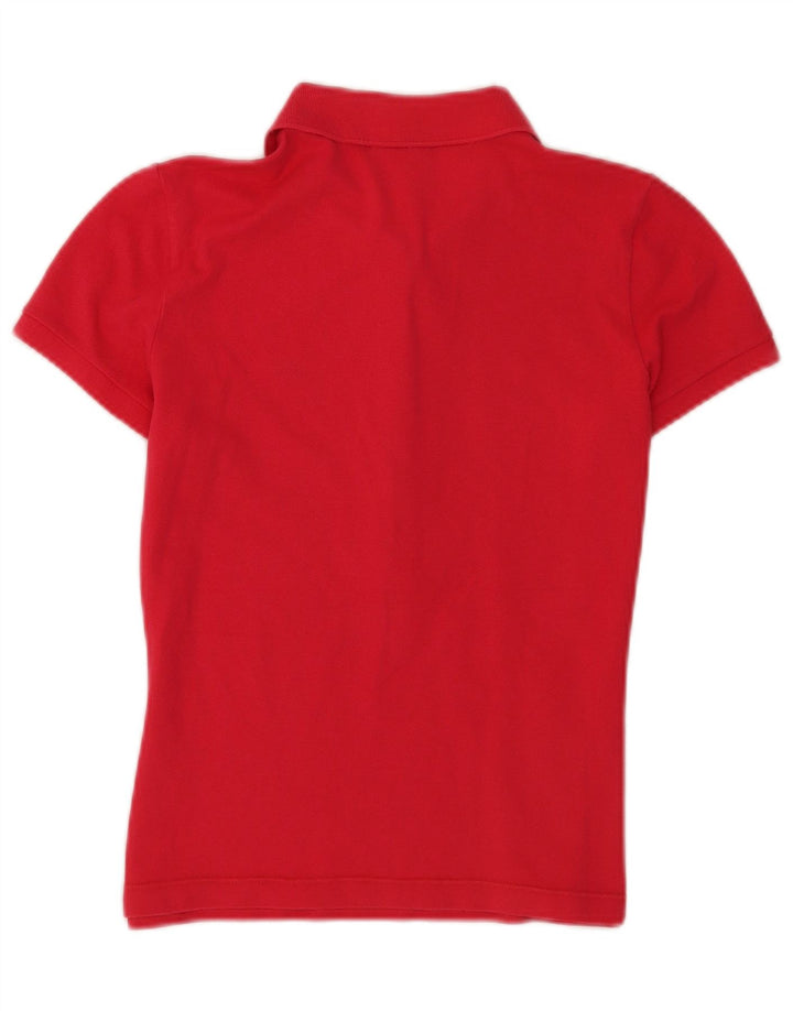 Lacoste ženska polo majica kratkih rukava, veličina 40 srednje crvene boje