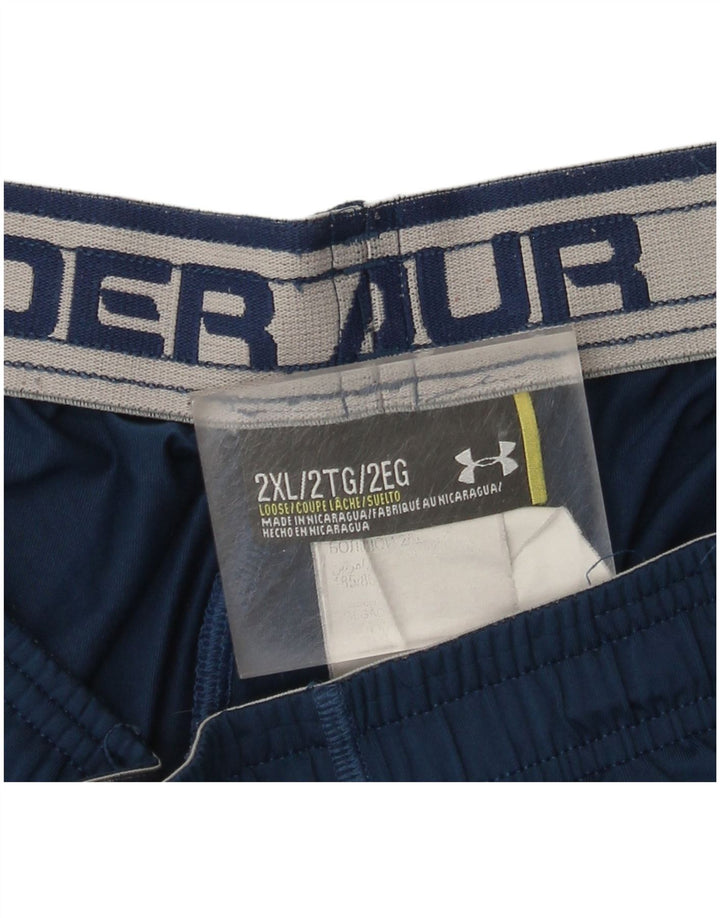 Under Armour muške sportske kratke hlače 2XL tamnoplavi poliester u boji
