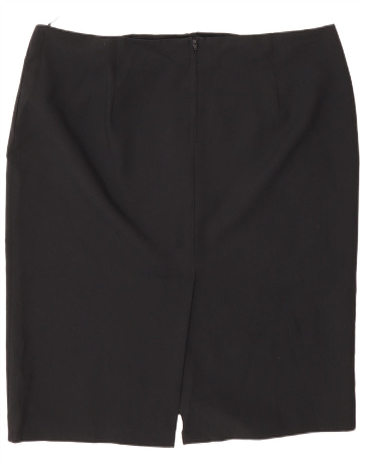 Marks & Spencer ženska pencil suknja UK 20 2XL W40 crni poliester