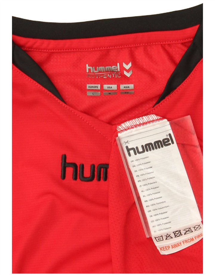 Hummel muška majica s grafičkim motivima, veliki crveni poliester