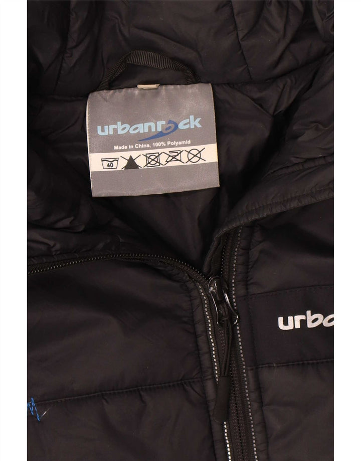 Urbanrock muška podstavljena jakna s kapuljačom UK 40 veliki crni poliester