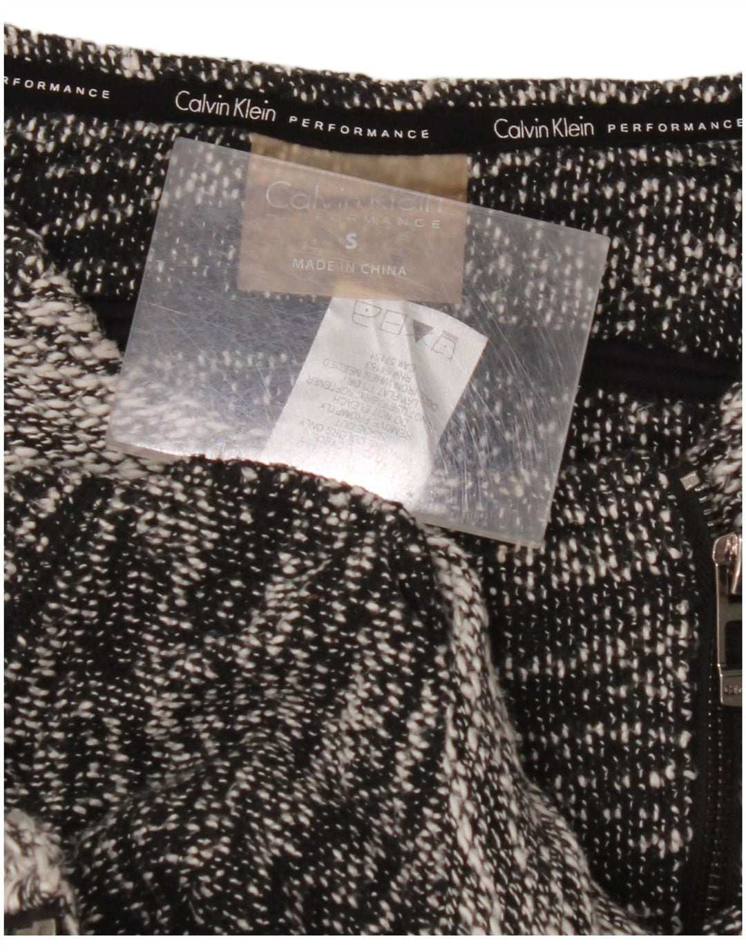 CALVIN KLEIN Ženska kratko sako jakna UK 10 Small Grey Colourblock Cotton