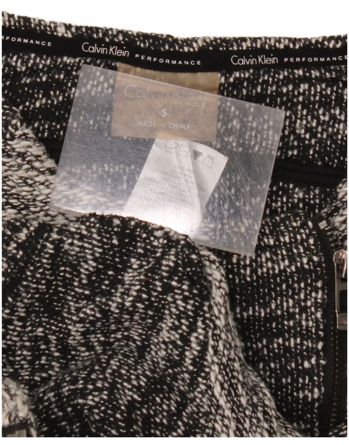 CALVIN KLEIN Ženska kratko sako jakna UK 10 Small Grey Colourblock Cotton