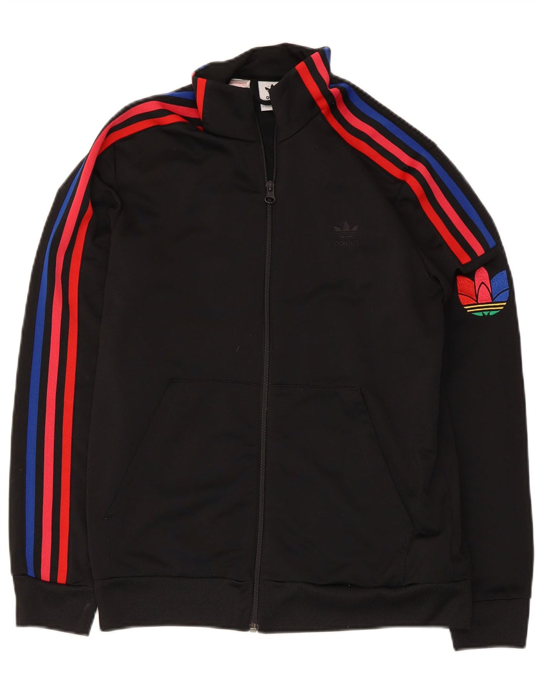 Gornja jakna od trenirke Adidas za dječake, 13-14 godina, crni poliester
