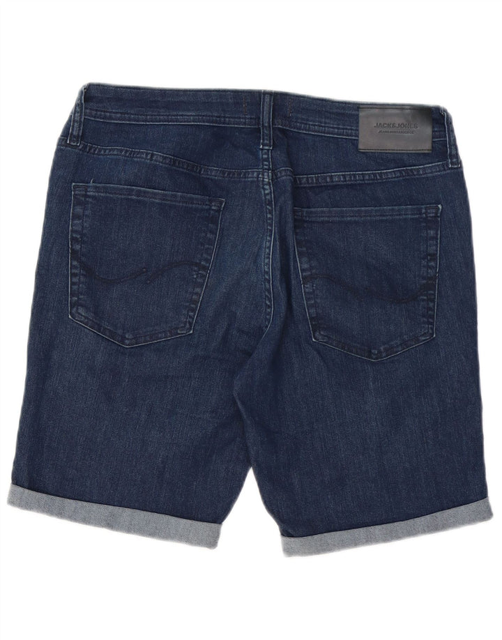 Jack & Jones muške Liam traper kratke hlače velike W34 tamnoplavi pamuk