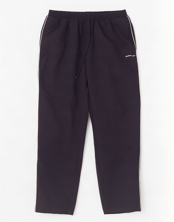 Reebok muške hlače za trenirku XL tamnoplavi poliester