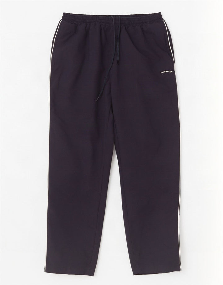 Reebok muške hlače za trenirku XL tamnoplavi poliester