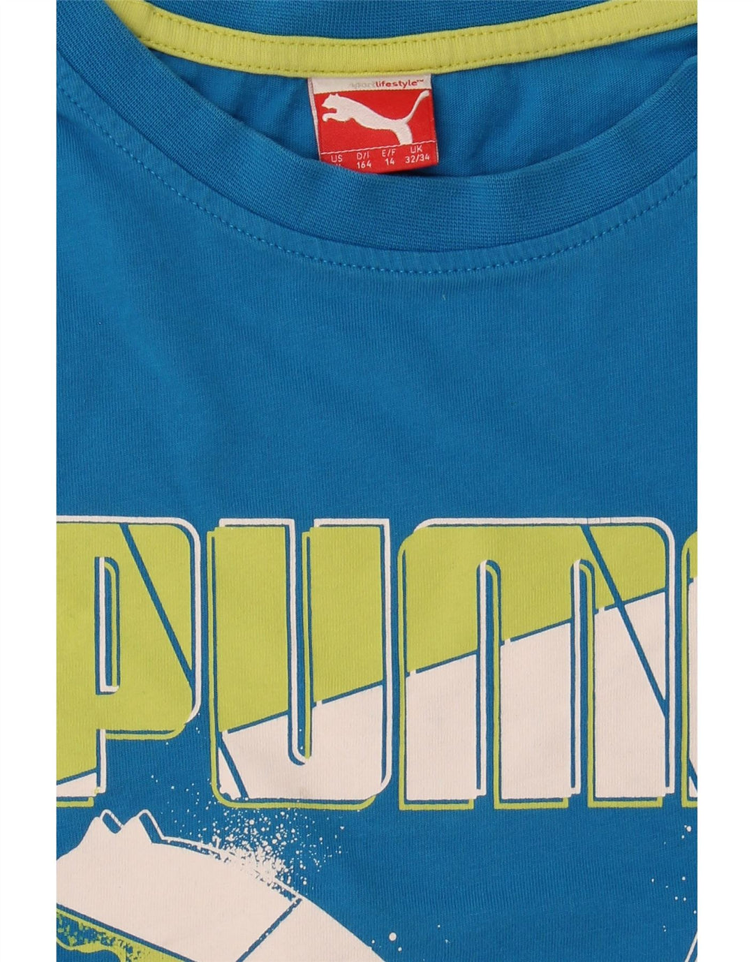 Plava majica kratkih rukava Puma Boys Graphic T-Shirt 13-14 Years