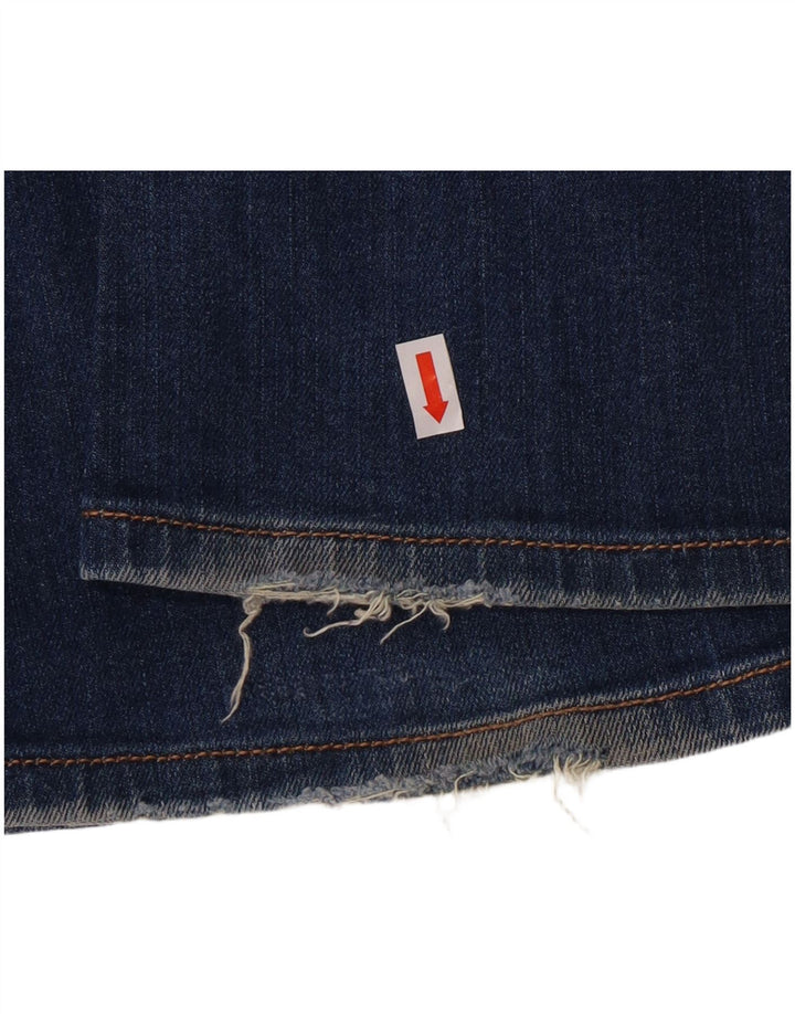 TOMMY HILFIGER Ženske Bootcut traperice US 6 Srednje W30 L30 Plavi pamuk
