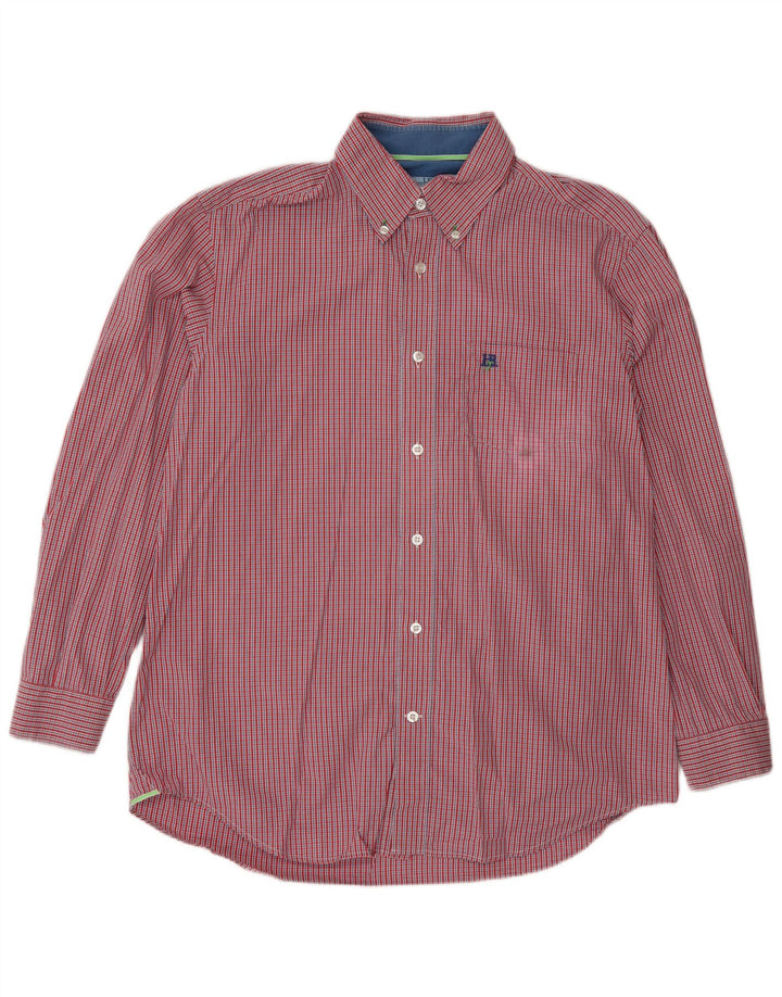 Harmont & Blaine muška košulja XL crveni gingham pamuk