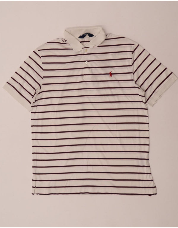 Polo Golf Ralph Lauren, muška profesionalna polo majica, pamuk na velike bijele pruge