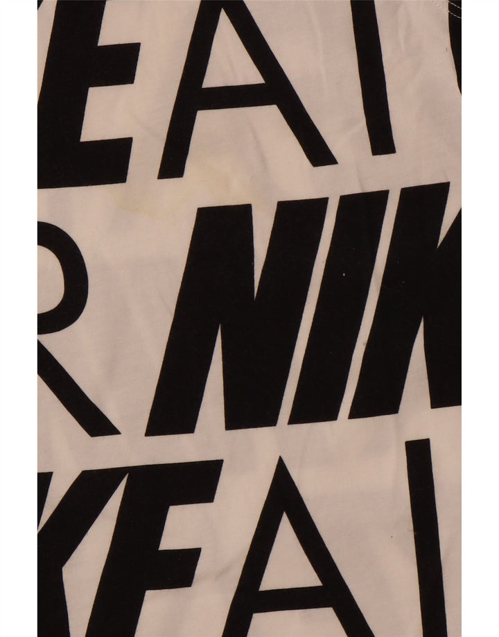 NIKE Girls Graphic Vest Top 13-14 Years XL bijeli pamuk